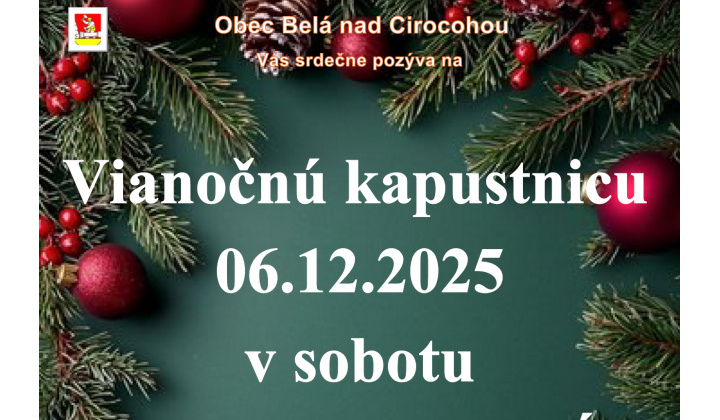 Fotka - Vianočná kapustnica v Topovnom