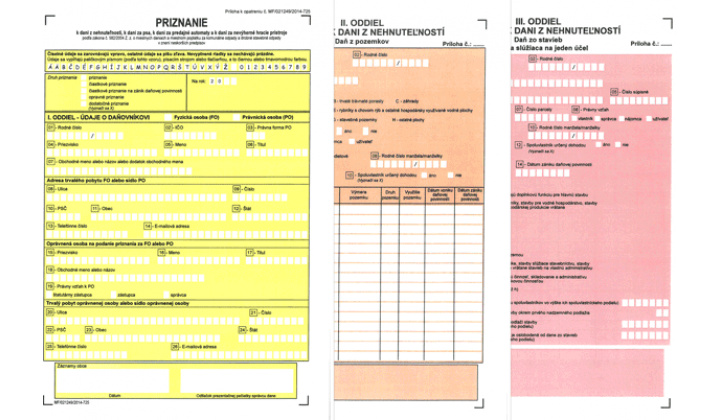 Fotka - DAŇOVÉ PRIZNANIE K DANI Z NEHNUTEĽNOSTI 